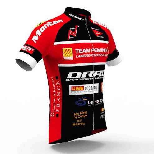 New branded team jerseys for Team Feminin Languedoc Roussillon Feminin Le Boulou Activ Attitud