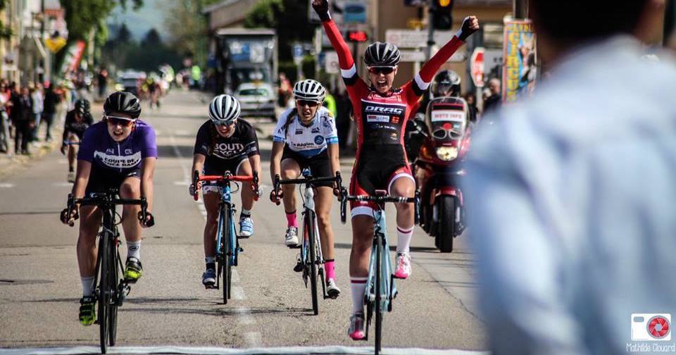 Victory for Team Féminin Languedoc Roussillon Le Boulou Activ' Attitud at Coupe de France DRAG Bicycles Junior league