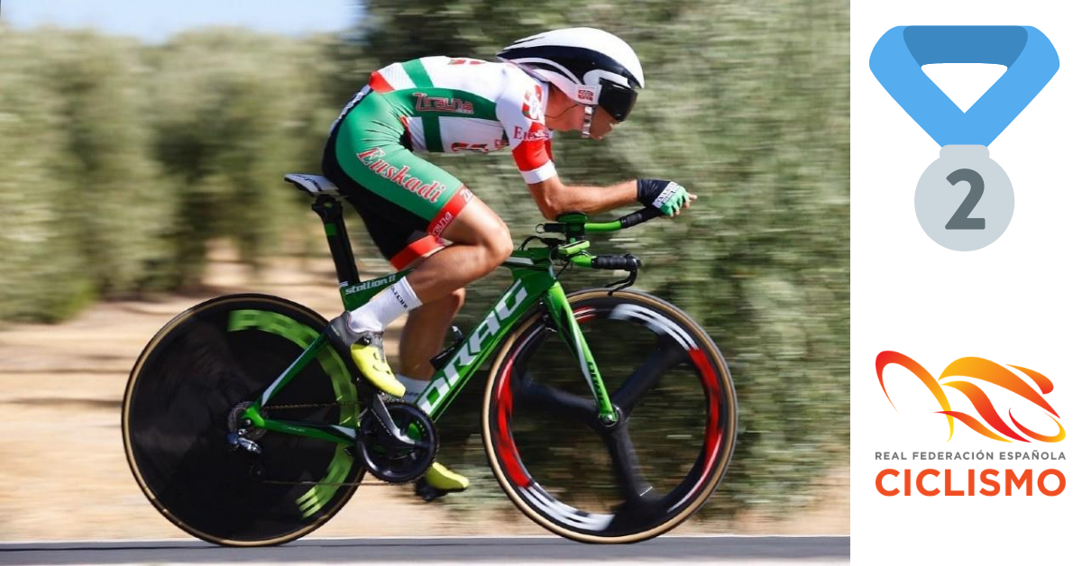 Jokin Murguialday and DRAG Stallion - vice champion at the National time trial Championship of Spain U23