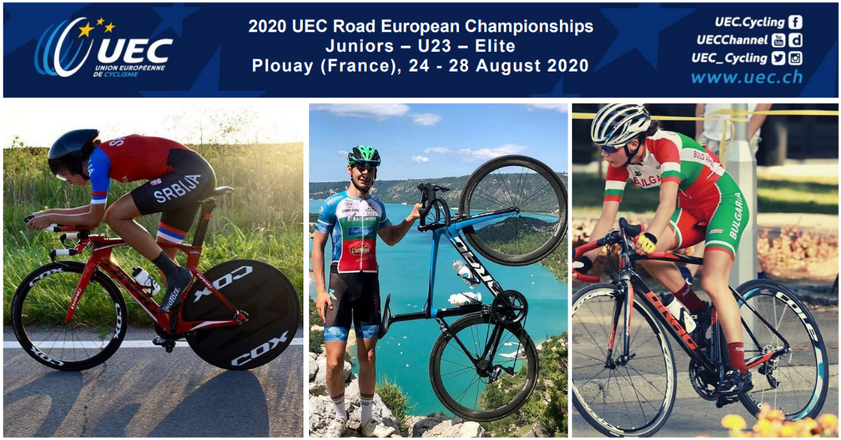 DRAG bicycles at the 2020 UEC ROAD EUROPEAN CHAMPIONSHIPS