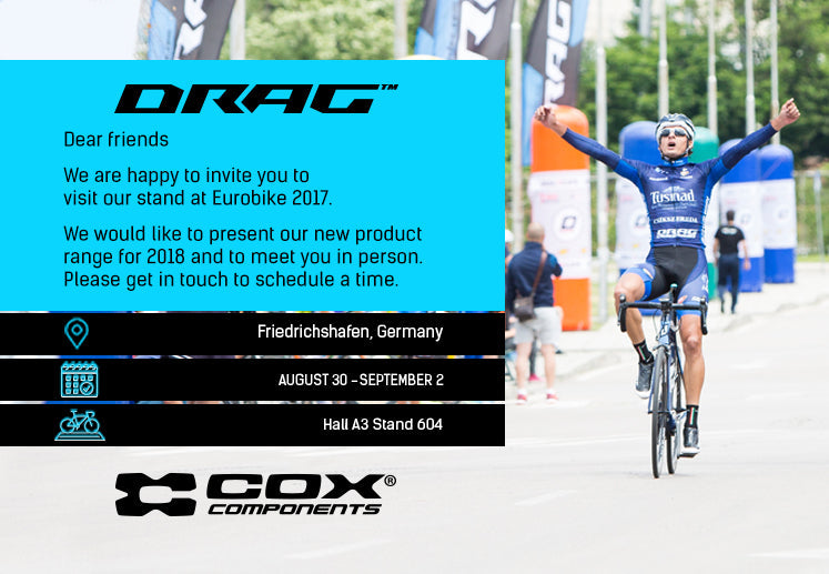 DRAG va participa la Eurobike 2017
