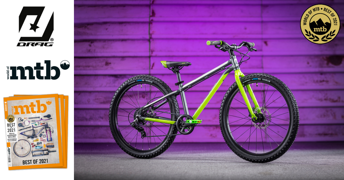 DRAG BADGER AT THE BEST OF 2021 WORLD OF MTB MAGAZINE