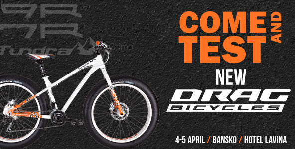 Come and test new DRAG Bicycles models in Bansko