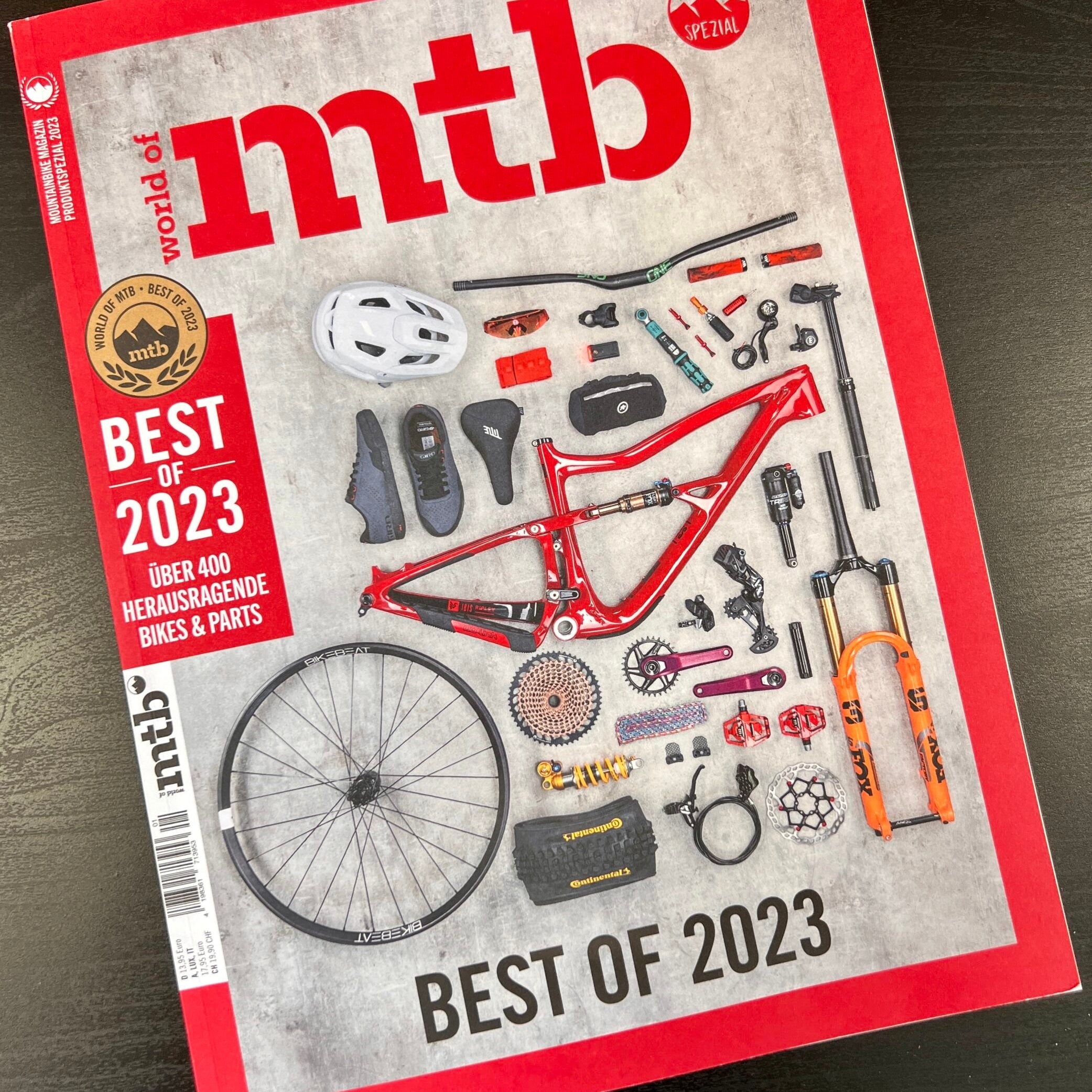 New DRAG models at "Best of 2023" in World of MTB Magazine