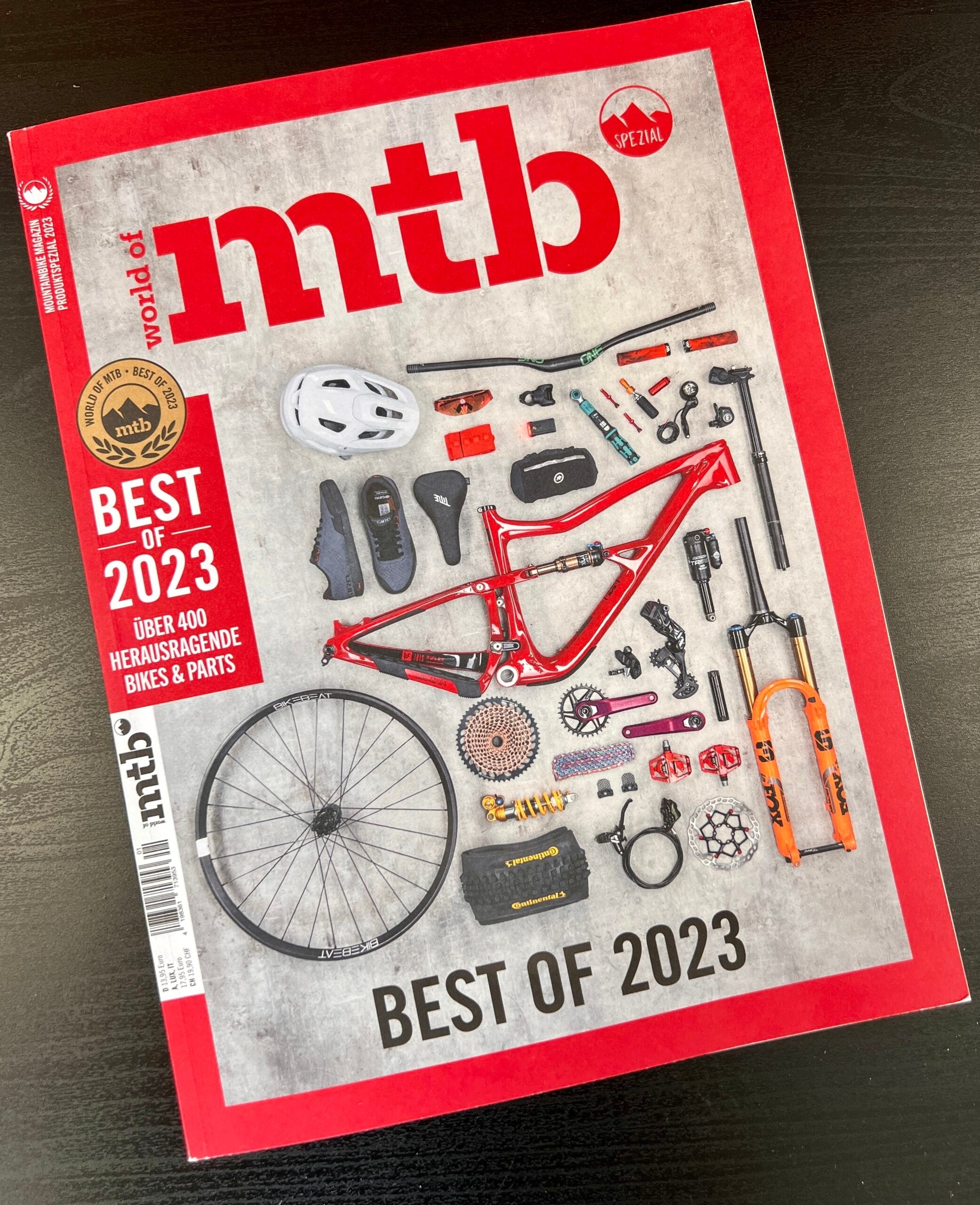 New DRAG models at "Best of 2023" in World of MTB Magazine